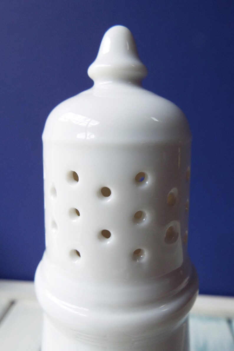 Vintage Porcelain Sugar Shaker / Muffineer With Florals EXC Etsy