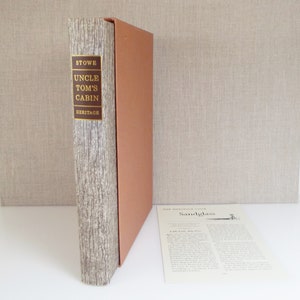 Uncle Tom&#39;s Cabin by H.B. Stowe Heritage Press 1966 With Sandlot Pamphlet