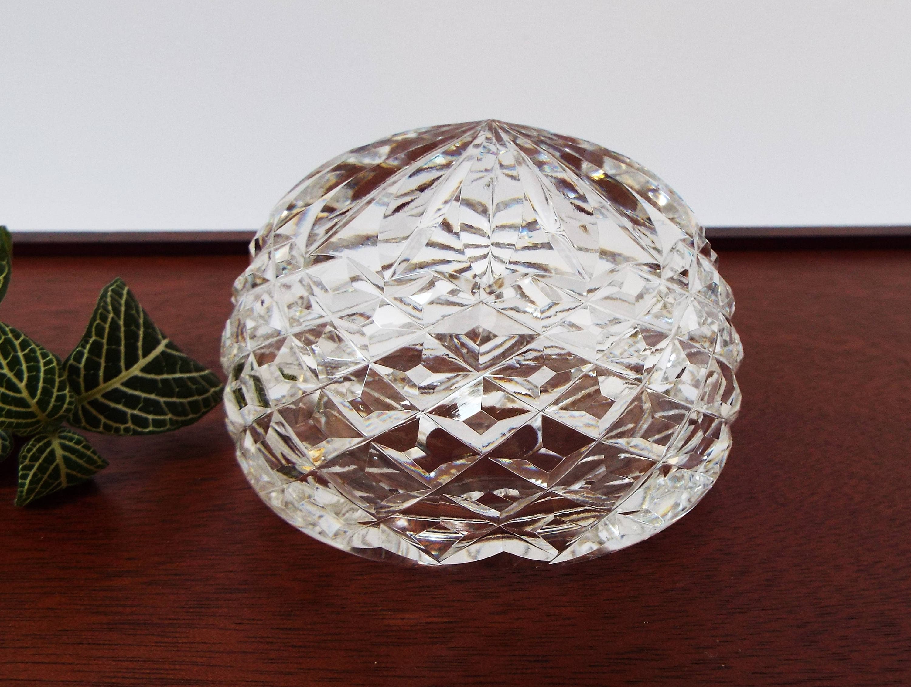 Vintage Waterford Crystal Domed Paperweight