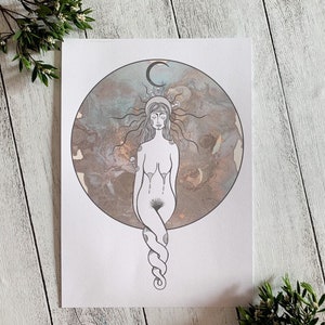 Art Print - Mycelium Woman - A4 & A3