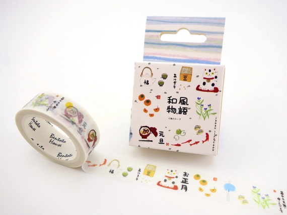 furin wind chimes ramen planner tape Fuji cats Kawaii Japanese washi tape Mt