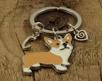 Corgi keyring, corgi keychain, enamel corgi, corgi dog keyring, corgi fan, cute corgi, corgi gift, dog keychain, corgi lover gift, corgi dog
