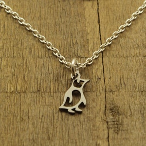 Kleine Pinguin Anhänger Halskette, Pinguin Anhänger, Pinguin Geschenk, Pinguin Anhänger, Pinguin Halskette, Pinguin Charme, Pinguin Geschenk, Pinguin Fan, Geschenk