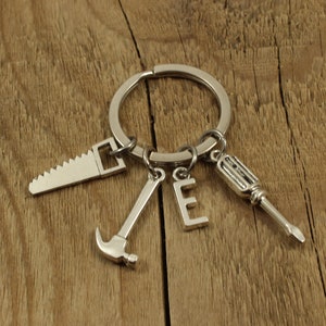 Werkzeug Schlüsselanhänger, Werkzeug Schlüsselanhänger, Handwerker Schlüsselanhänger, personalisierte Handwerker Geschenk, Werkzeug Geschenk, Handwerker Schlüsselanhänger, Tischler Geschenk, Hammer, Schraubendreher