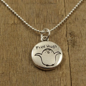 Silber Pinguin Kette, Pinguin Umarmung, Pinguin Geschenk, Pinguin Fan, Pinguin Anhänger, Pinguin Anhänger, Pinguin Geschenk, Pinguin Fan, Pinguin Liebhaber