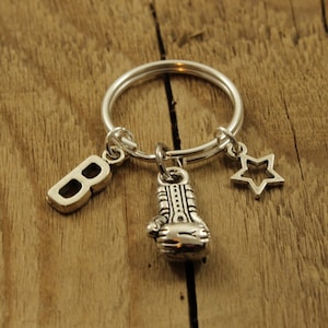 Porte-clés boxe, porte-clés boxeur, porte-clés gant de boxe, cadeau boxeur personnalisé, porte-clés sport, porte-clés boxeur, gant de boxe, porte-clés boxe