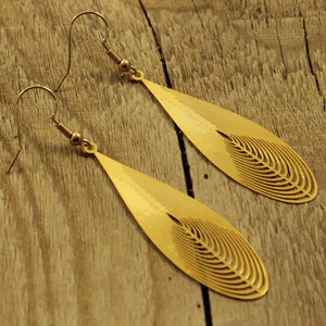 Teardrop earrings, gold dangly earrings, dangle drop earrings, gold tear earrings, teardrop earrings, gold  oval earrings, gold earrings