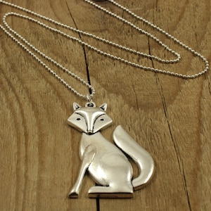 Fox, Fox Necklace, Fox Jewelry, Fox Pendant, Fox Gifts, Fox