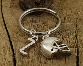 American football keychain, soccer keyring, personalised american football gift, sport keyring, american football player, sport keychain