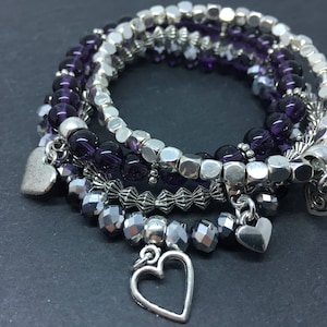 7 Bracciali Elasticizzati Heishi Colorati: Il Set Impilabile Perfetto Per Un Look Estivo Bohemien E Spensierato!