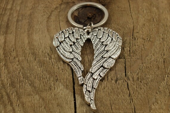 Angel wing keyring sale