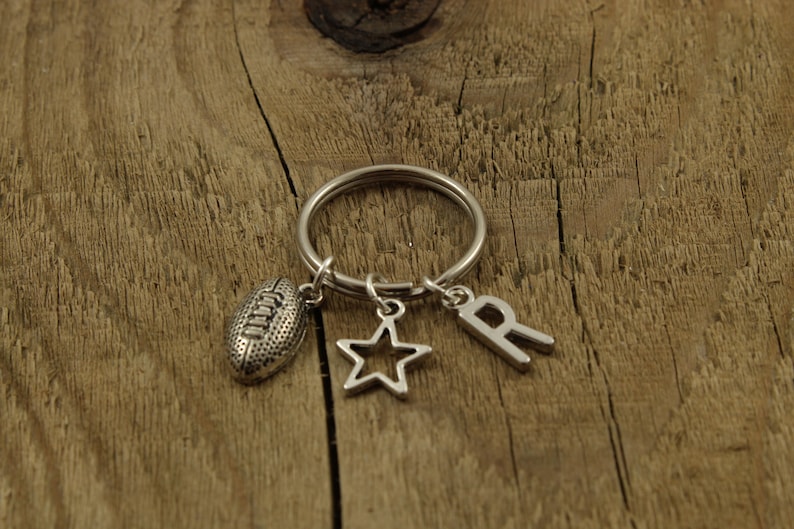 Rugby keyring rugby keychain rugby ball keychain Etsy