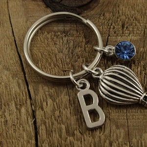 SUN HOT AIR BALLOON KEYRING MINIATURE MOMENTS
