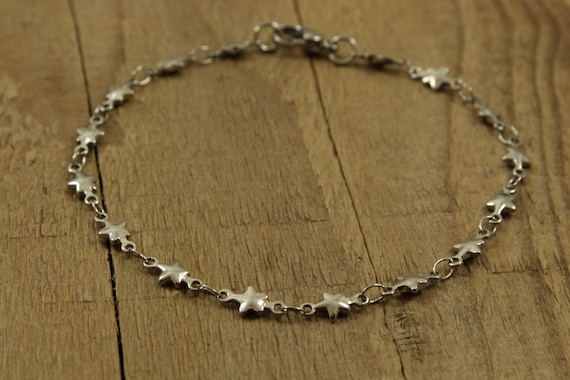 【お年玉セール特価】 Silver Star Star Bracelet, Star Silver Bracelet, Chain アクセサリー