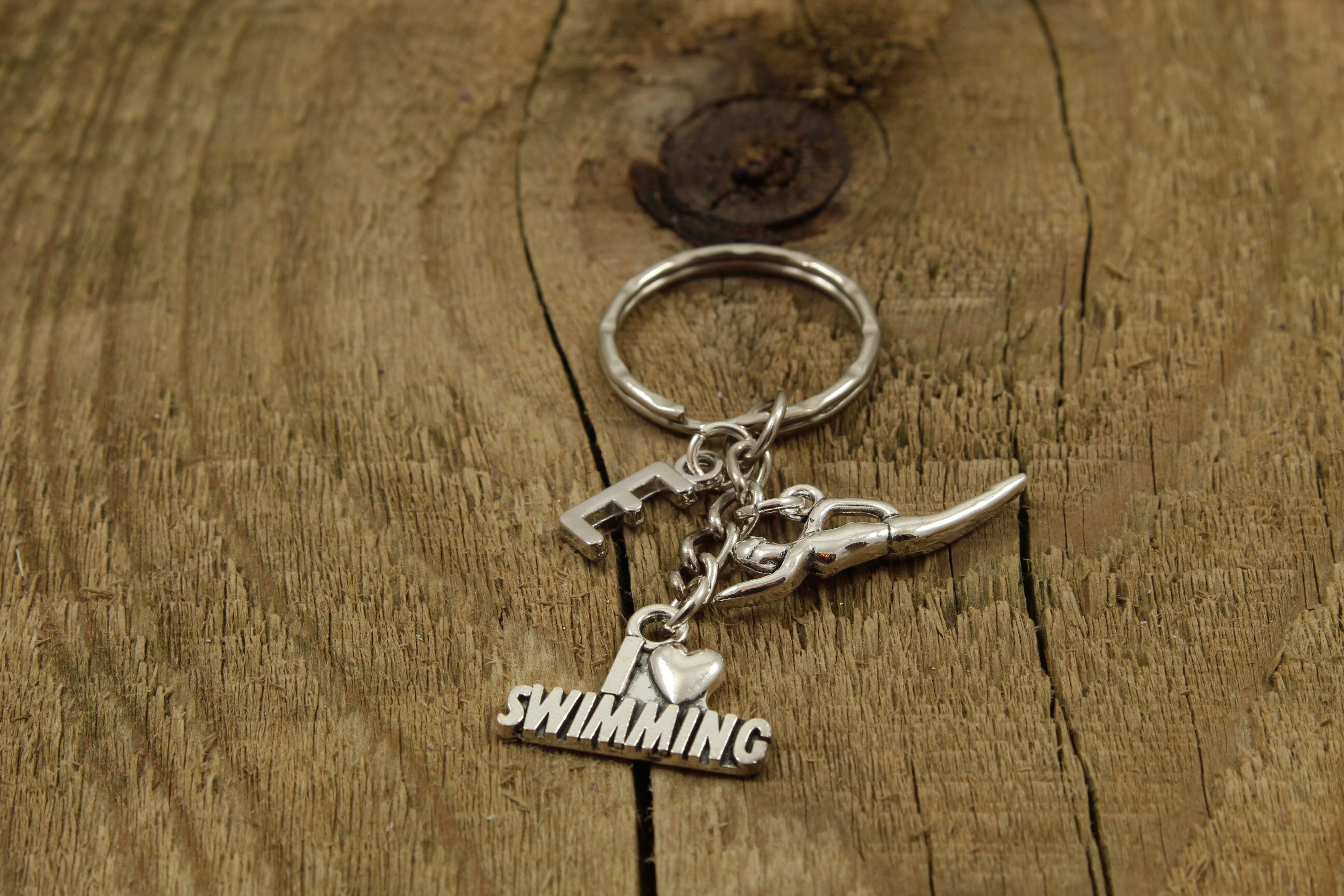 Swimmer Keychain Swimming Keyring Swim Keyring Personalized Etsy UK