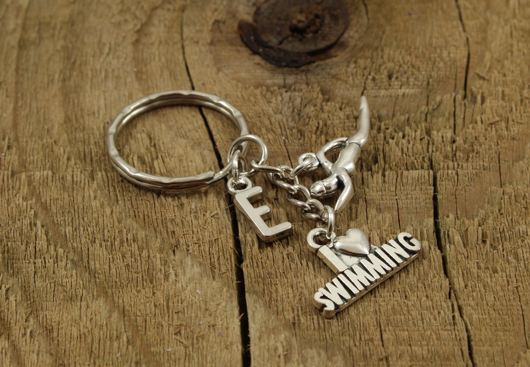 Swimmer Keychain Swimming Keyring Swim Keyring Personalized Etsy UK