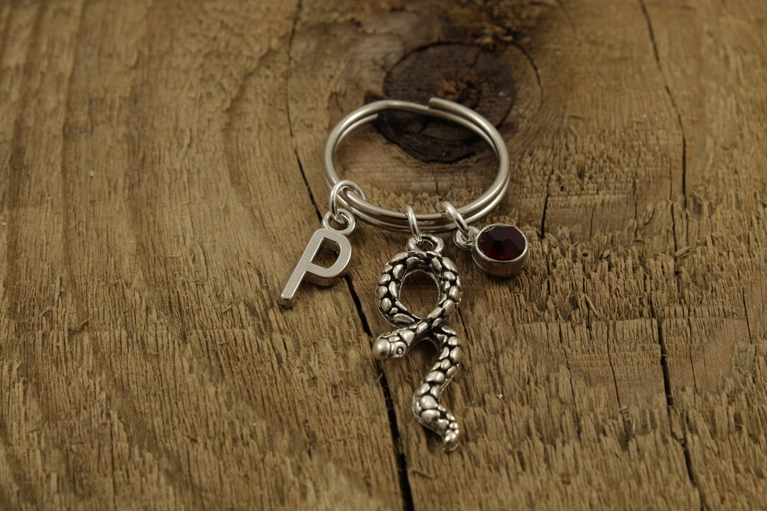 Snake Key Pin Snake Keychain, Snake Keyring, Personalised Keyring, Personalized ...