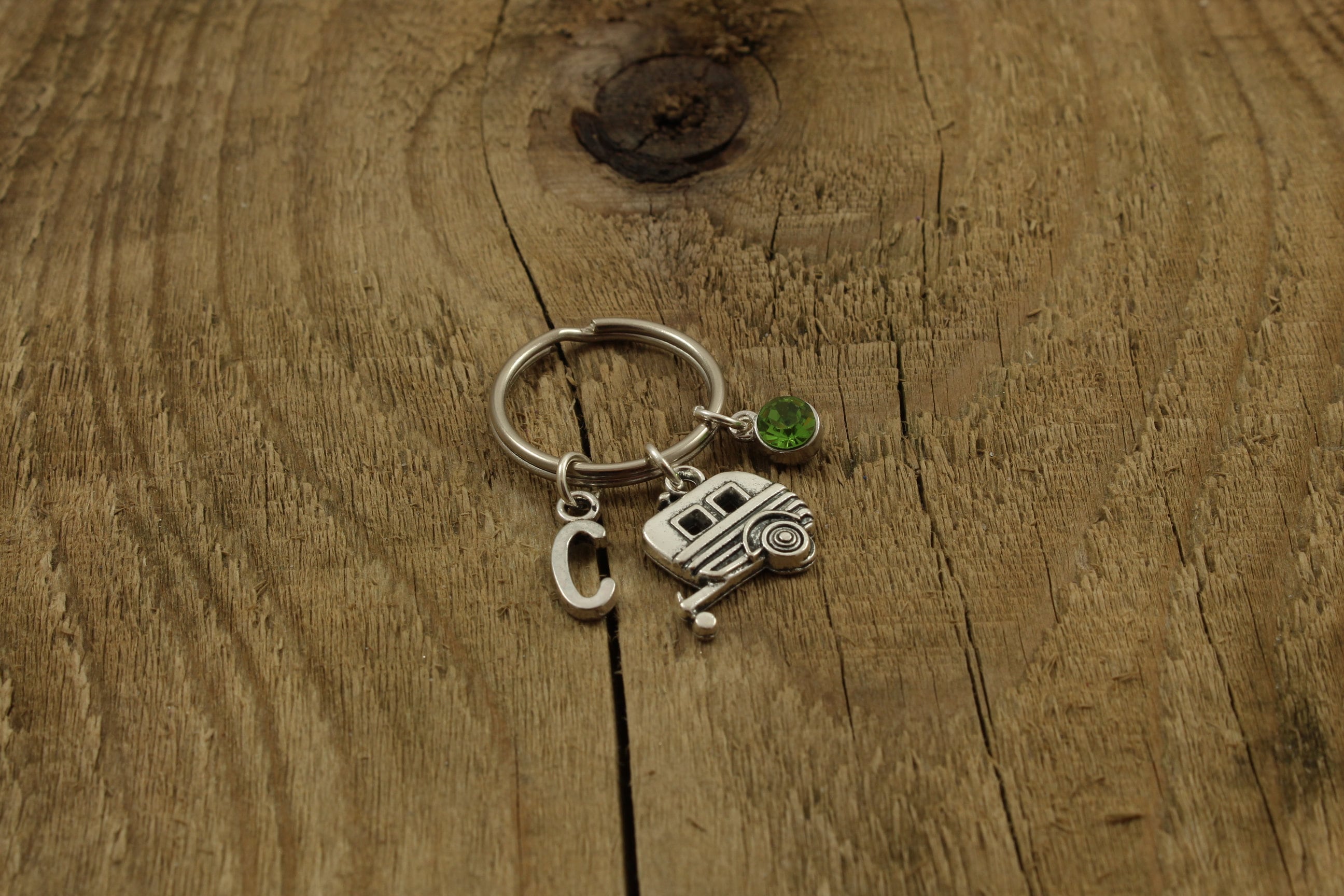 Caravan Keyring, Caravan Keychain, Personalized Caravan Gift ...