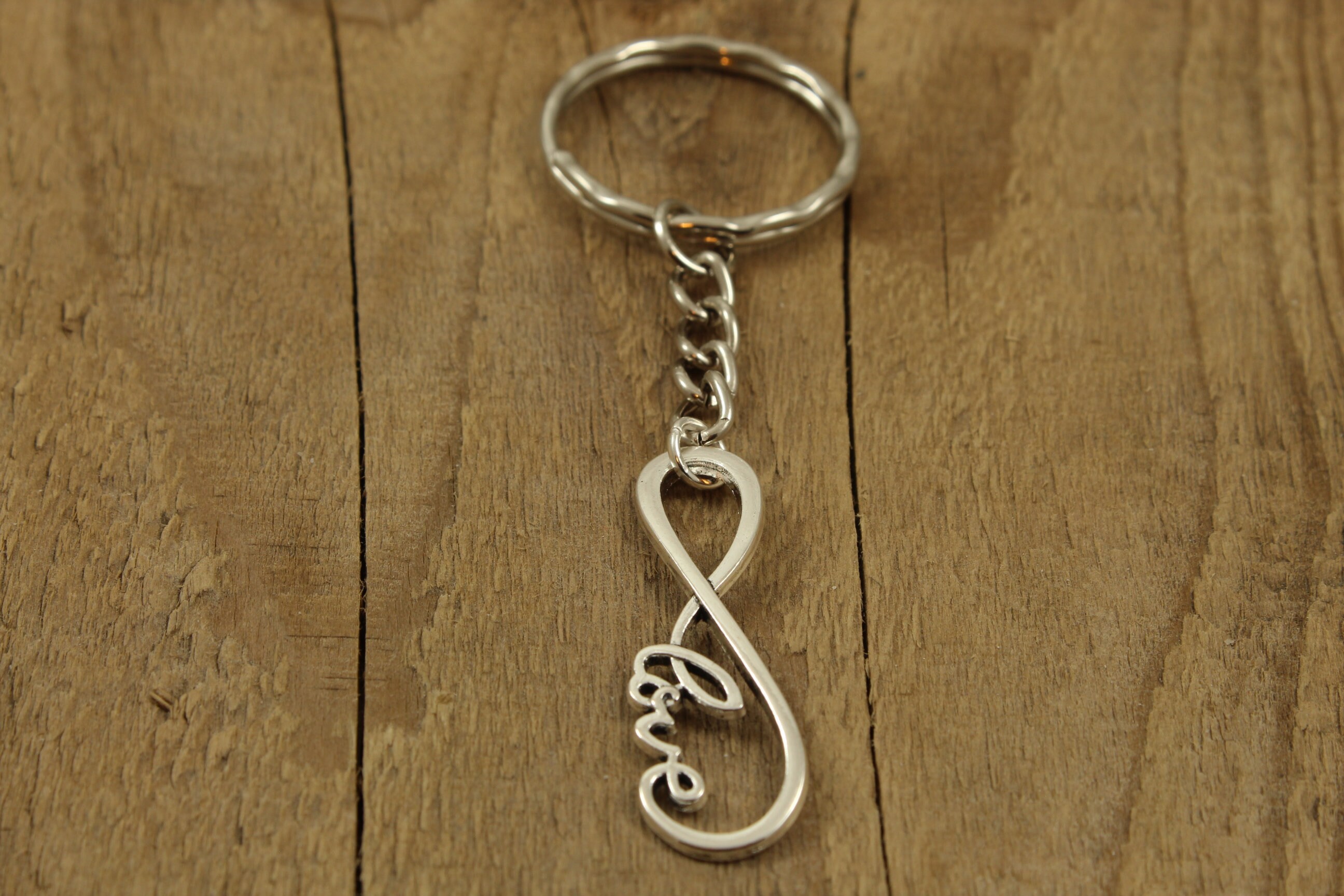 Infinity Keyring Infinity Keychain Friend Keyring Friend Etsy