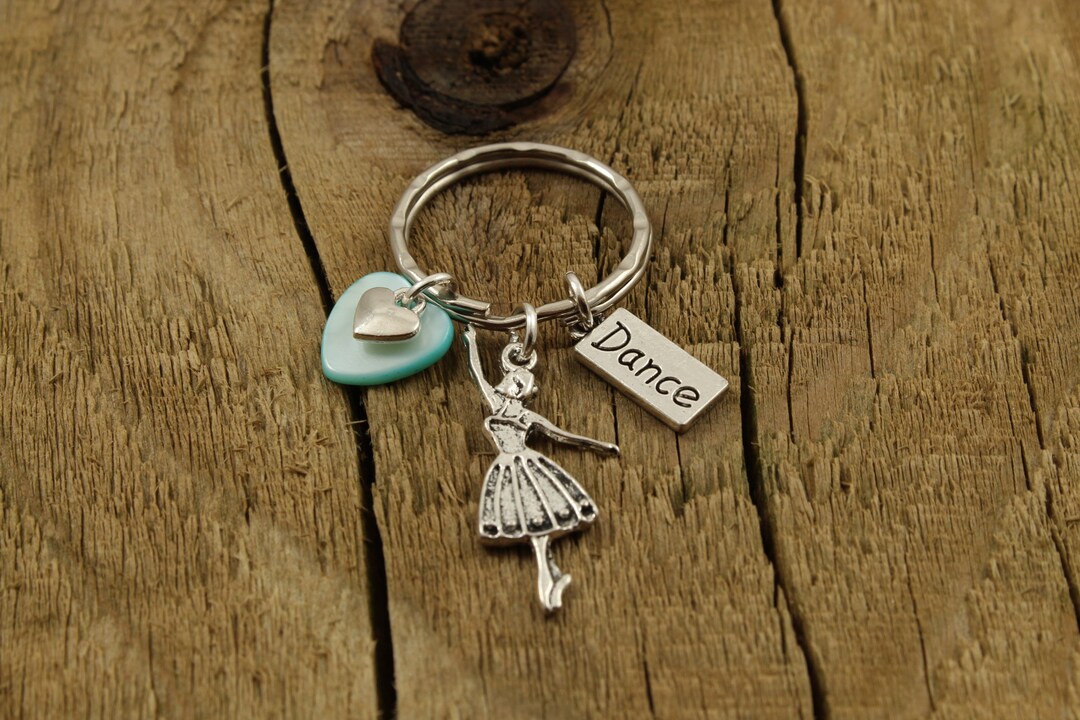 Dancer Keyring, Dancer Keychain, Ballet Keyring, Ballerina Gift, Dance ...