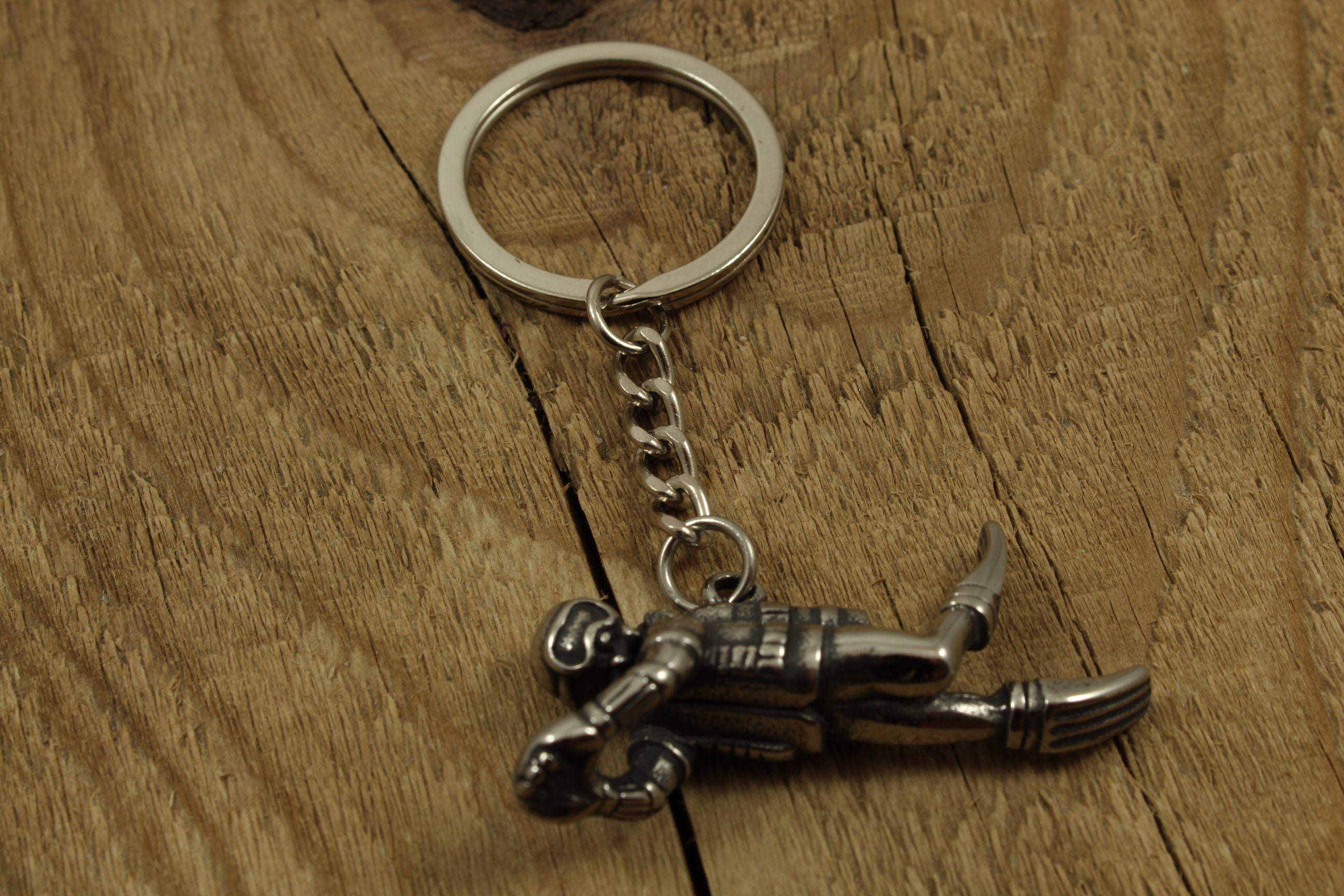 Scuba diver keyring diver keychain scuba keychain Etsy