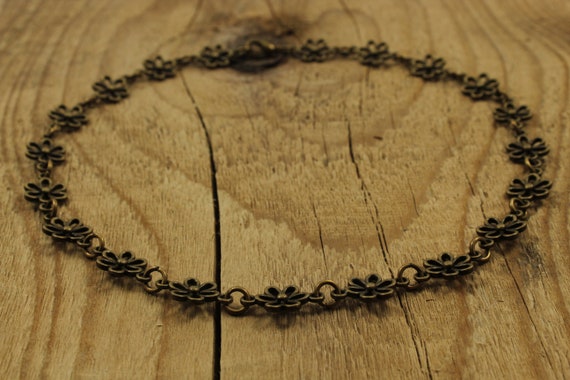 Bronze choker necklace clearance