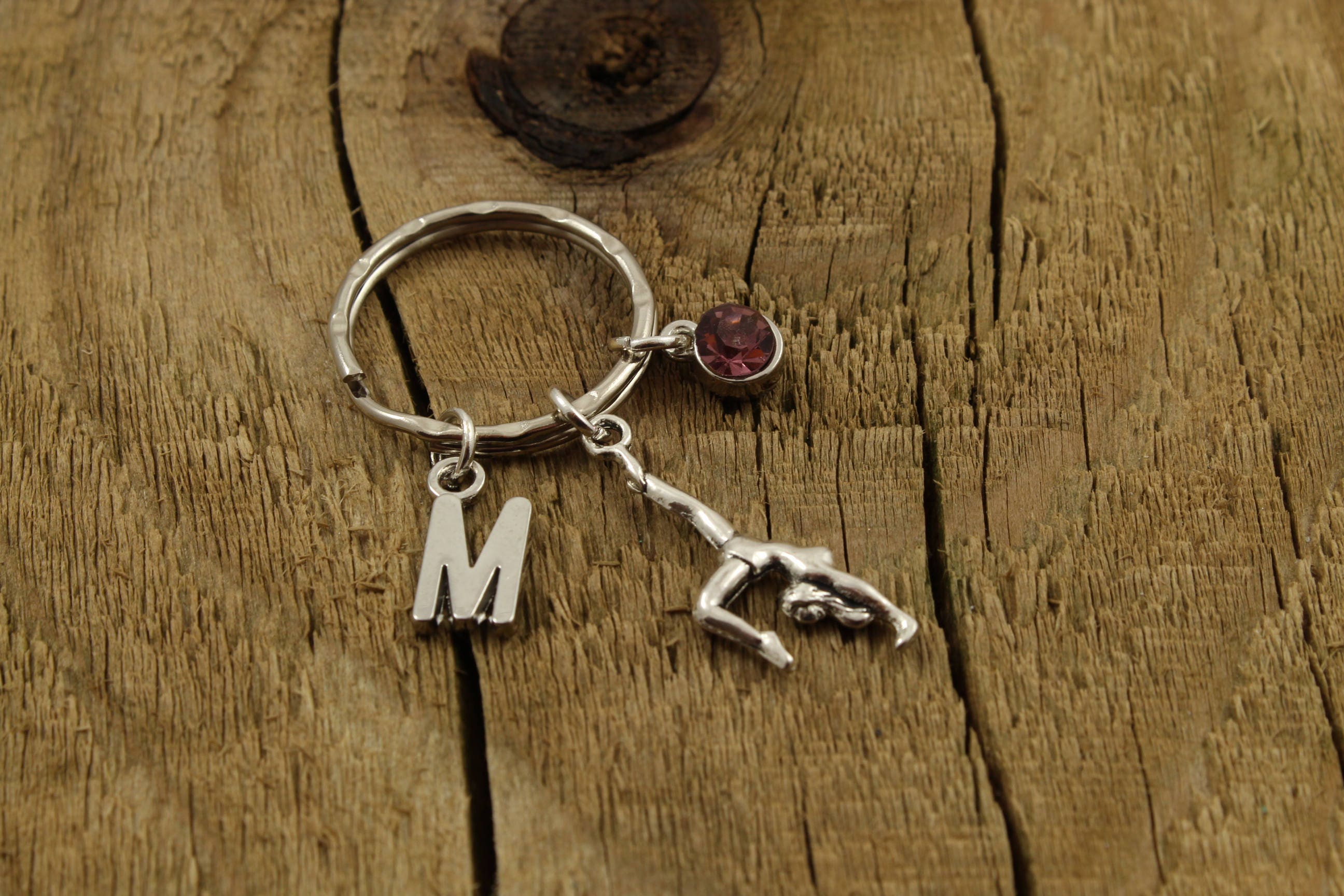 Gymnast keyring gymnastics keychain gym keyring Etsy