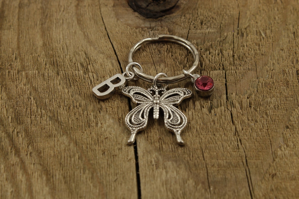 Butterfly Keyring Butterfly Keychain Butterfly Bag Charm - Etsy UK