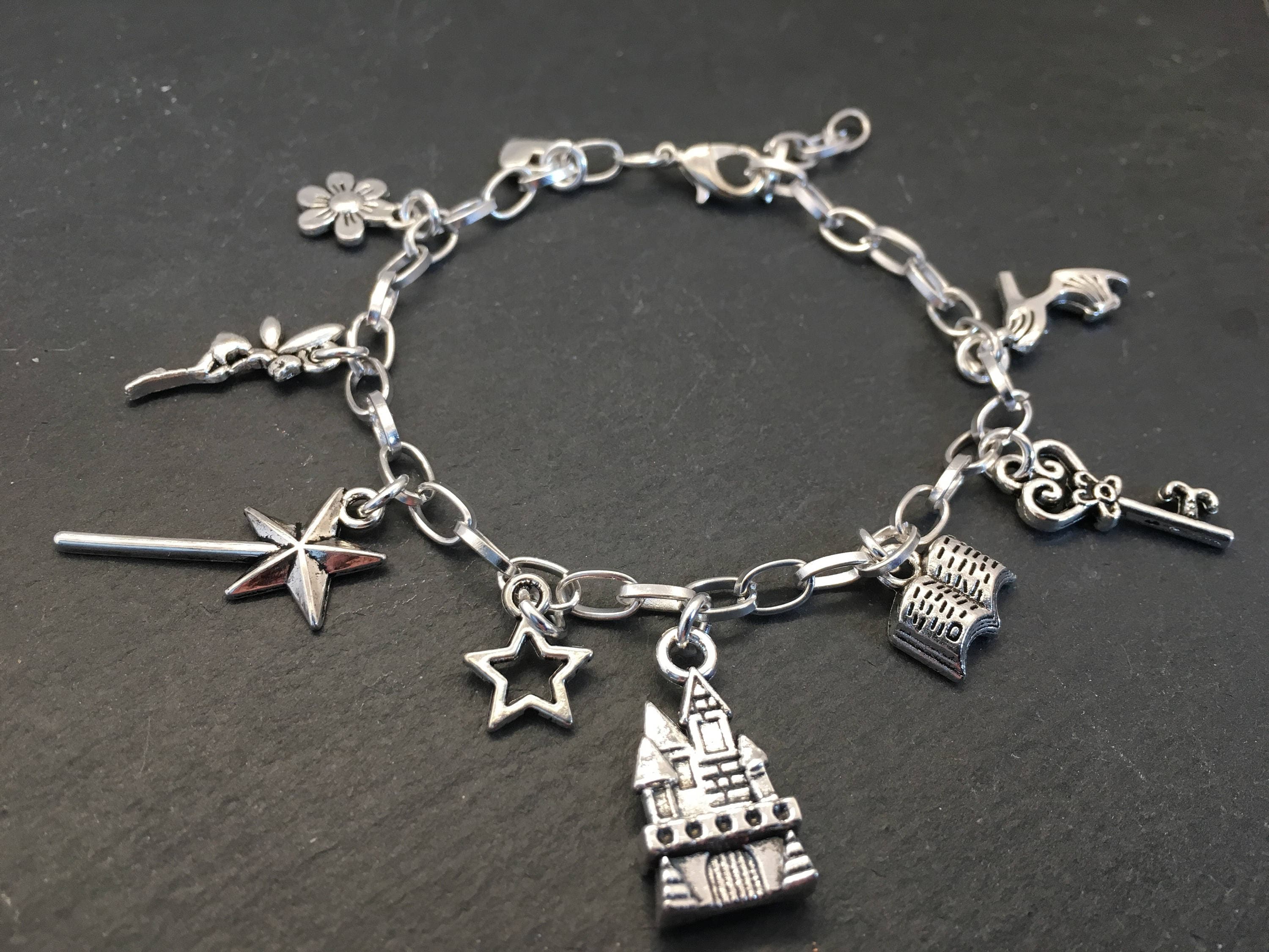 Fairytale Charm Bracelet, Girls Charm Bracelet, Girls Fairytale