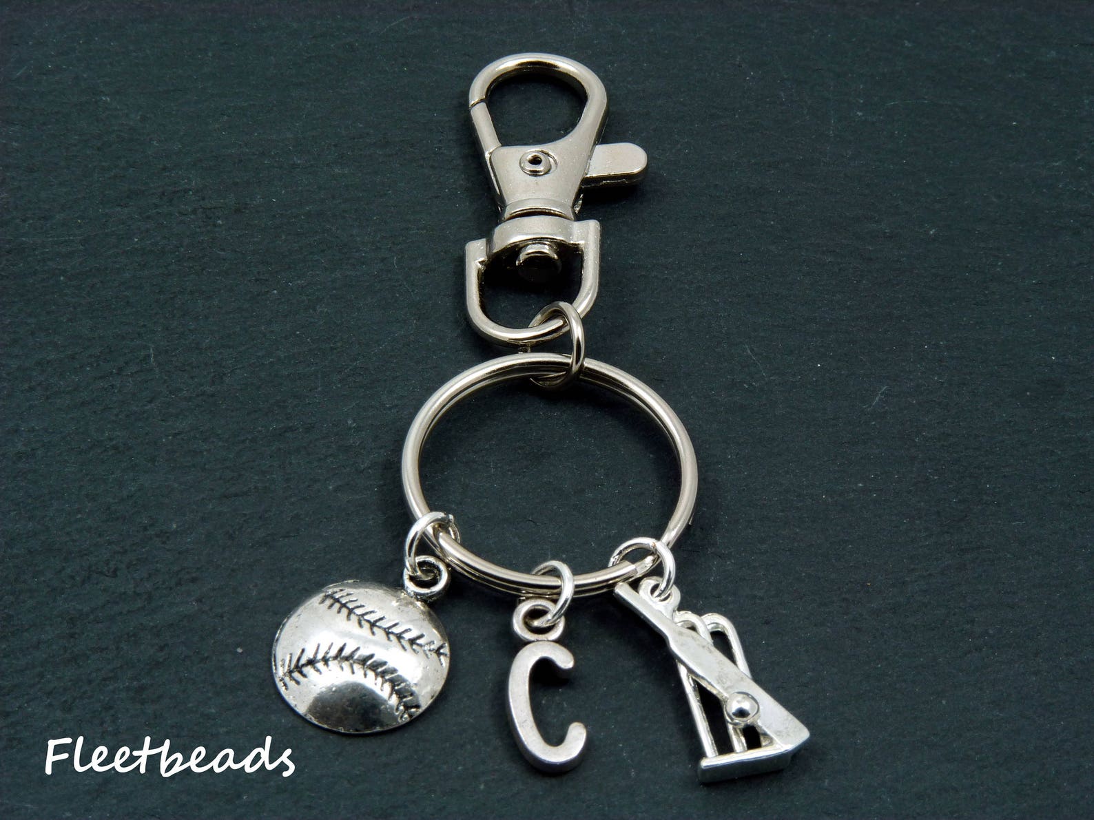 Cricket Keyring Cricket Keychain Cricket Stump Keychain Etsy UK