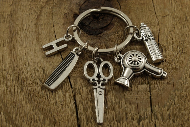 Hairdresser Keyring Hairdresser Keychain Stylist Keyring Etsy UK