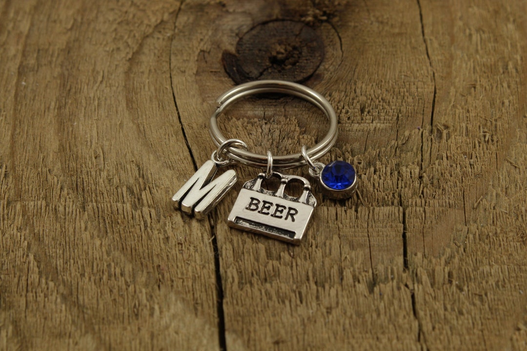 Beer Keyring, Beer Keychain, Personalised Keyring, Personalized ...