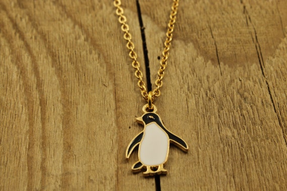 Penguin charm shop necklace