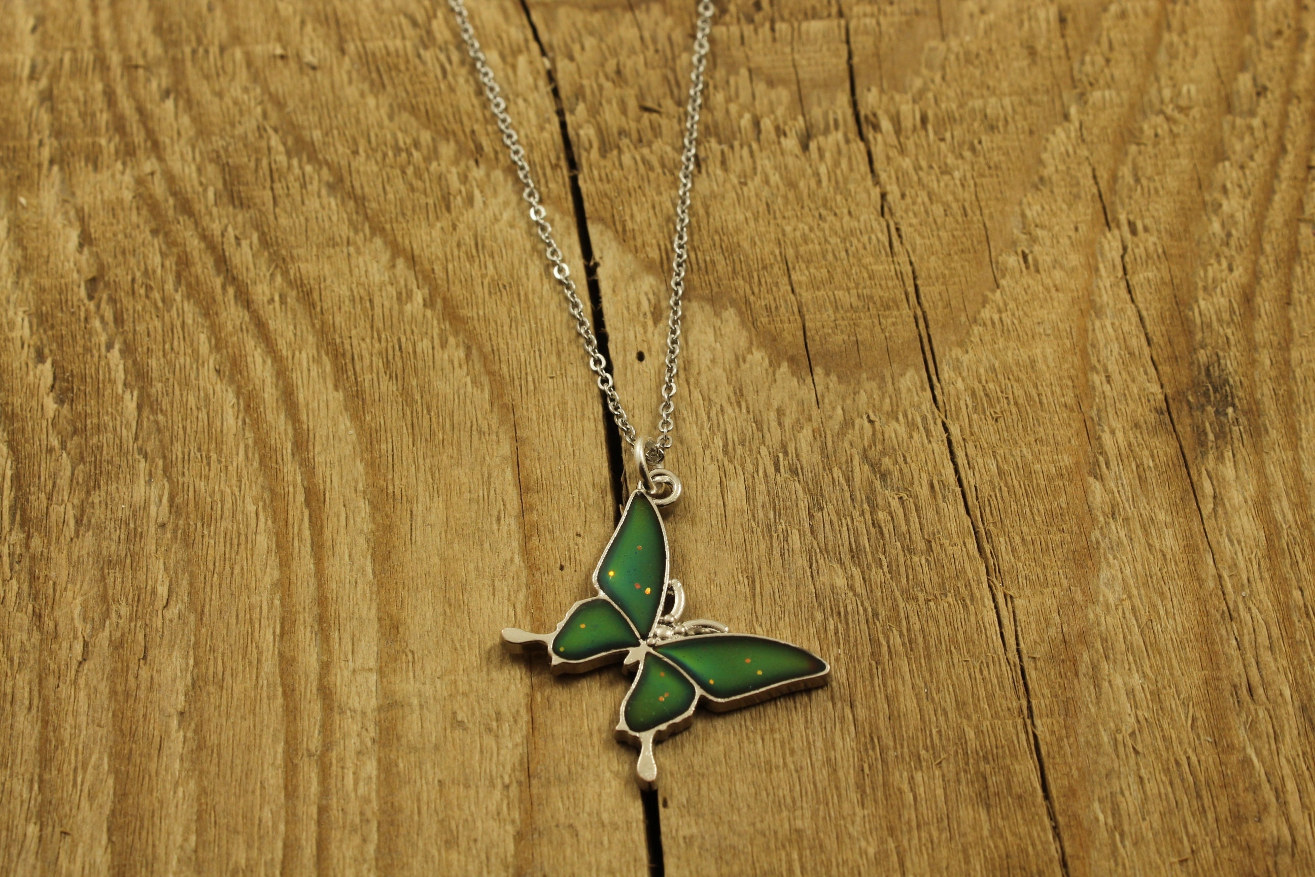 Collana Magica Con Pietre Preziose A Farfalla Collana Con Ciondolo A - Foto 2