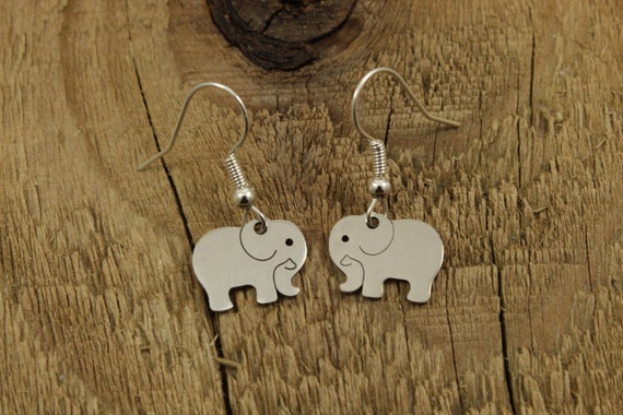 Etsy elephant earrings sale