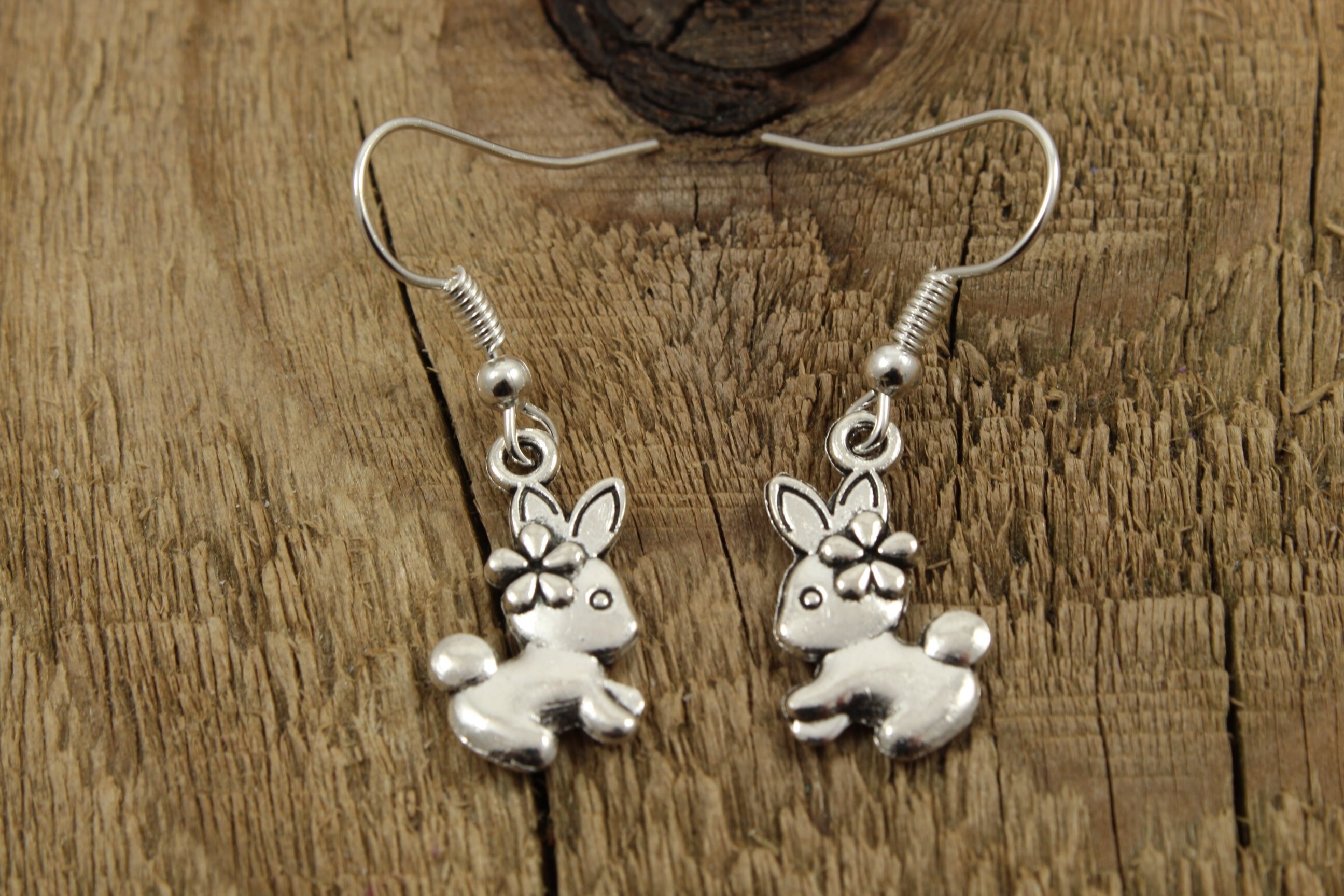 Barbed Bunny Drop Earrings main image 0