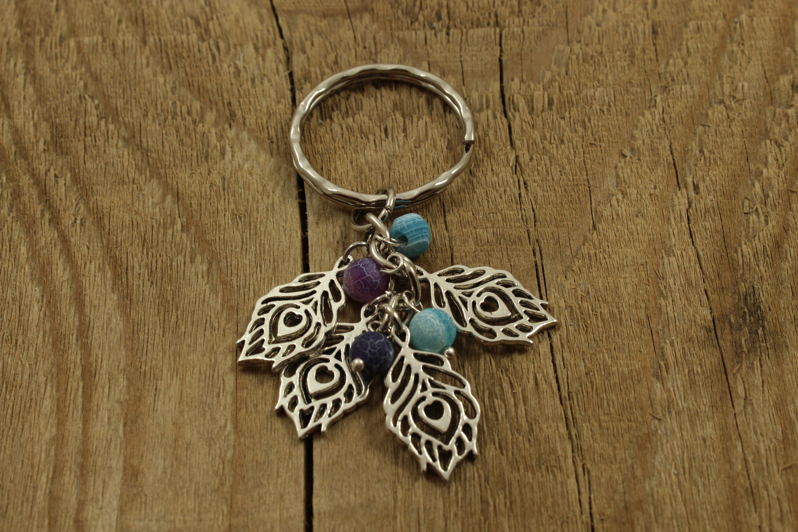 Peacock keyring discount