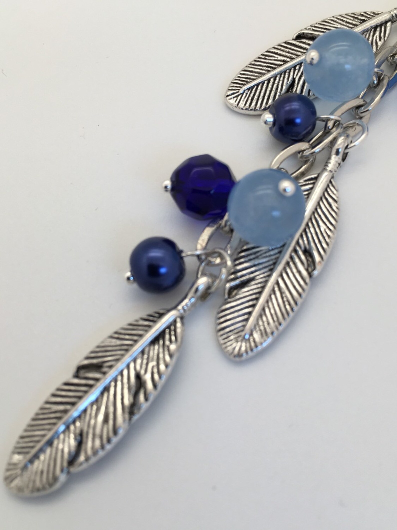 Feather Keyring, Silver Feather Bag Charm, Feather Charm Keychain ...