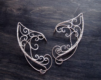 Elven ears (a pair). Earcuffs, сosplay Elf ears, fantasy decoration for ears.