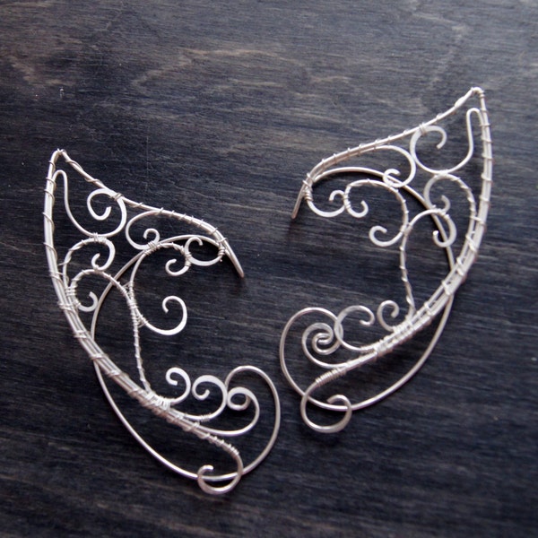 Elven ears (a pair). FREE SHIPPING Earcuffs, сosplay Elf ears, fantasy decoration for ears.