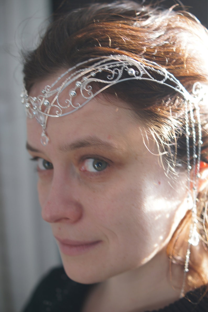 Tiara. Diadem. Elven Tiara Elven Circlet Elvish Tiara Elven Etsy