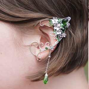 Forest Elven Ears a Pair. Earcuffs, Elf Ears, Cosplay Fantasy ...