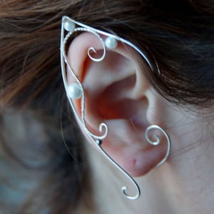 Ohren (ein Paar). Ohrklemmen, Elfenschmuck, Cosplay Dekoration für Ohren.