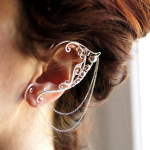Elfen Ohrmanschetten, Elfenohren, kein Piercing, Cosplay Schmuck