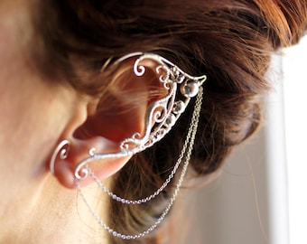 Elven ear cuffs, elf ears, ear cuffs, no piercing, cosplay jewelry