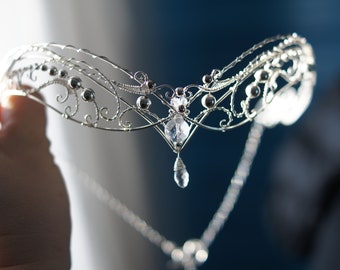 Elven tiara, elf circlet, Elvish crown. Wedding diadem.