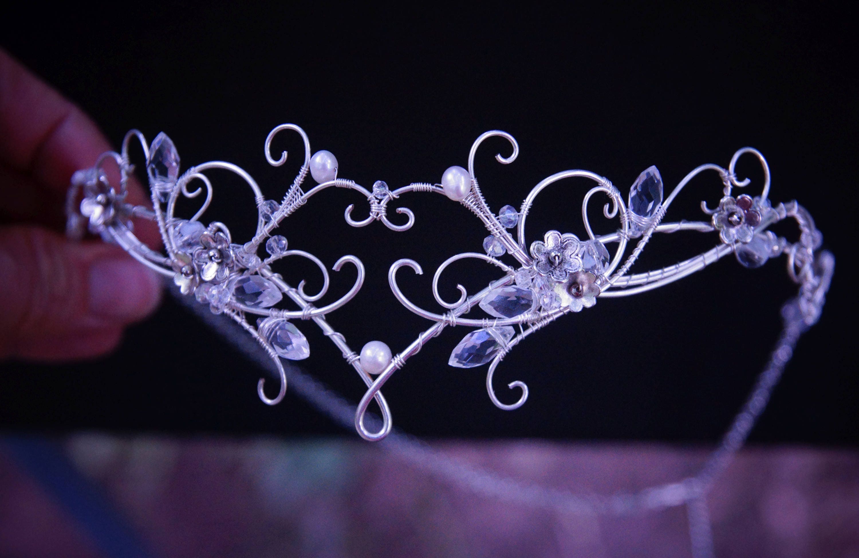 Tiara. Tiara élfica círculo élfico tiara élfica corona Etsy