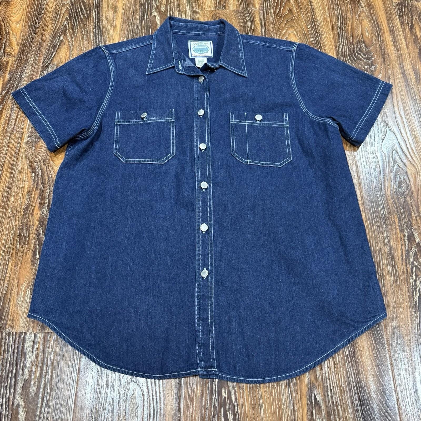 Ensemble jupe longue et veste en jean Taille M Bon - Vêtements