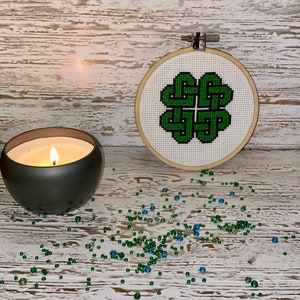 Celtic Knot Cross Stitch Wall Hanging