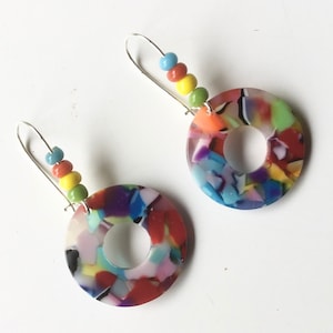 Boucles D'oreilles Anciennes - Écaille & Perle - Dormeuses Plaquées Or - Vintage
